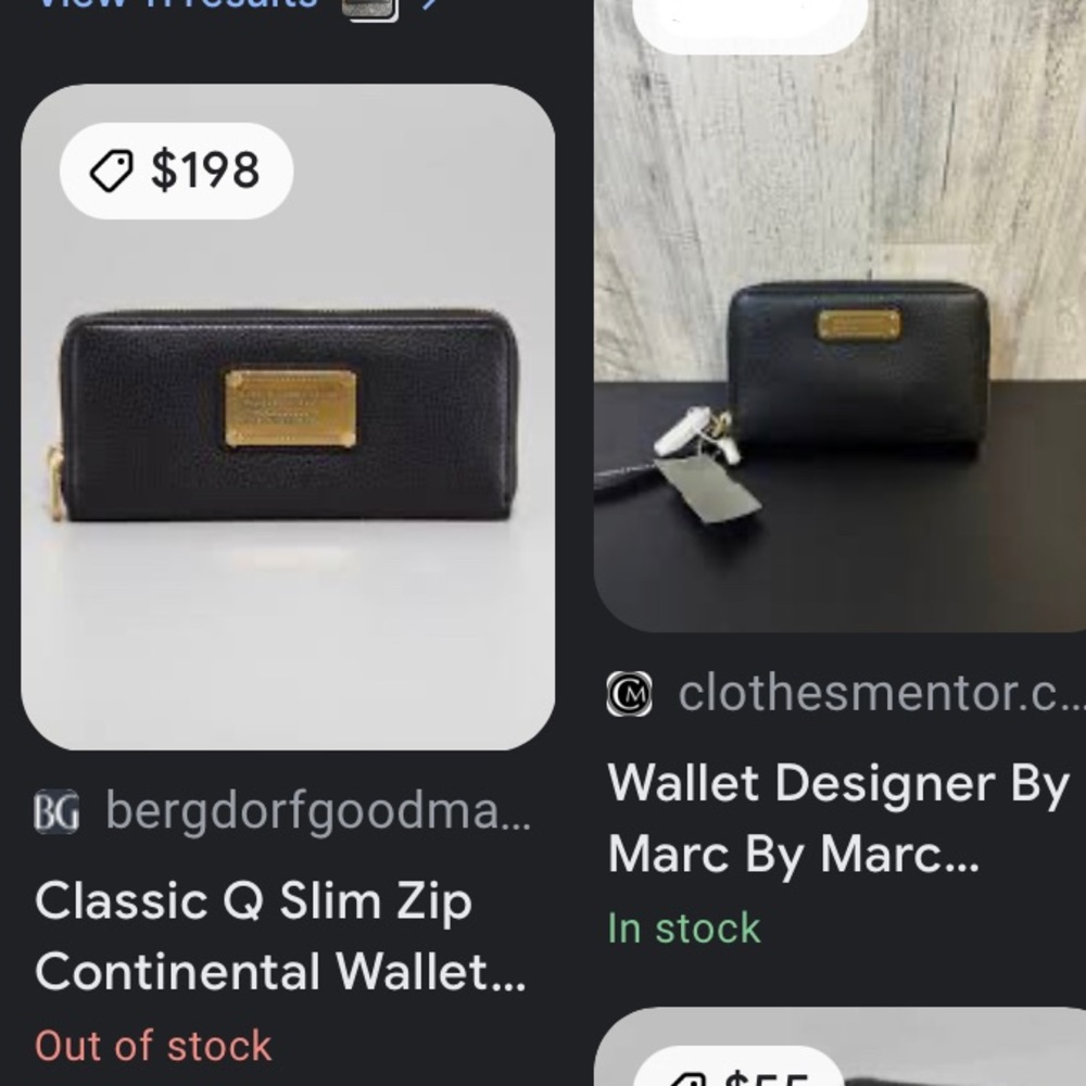 MARC by Marc Jacobs
Classic Q Slim Zip Continental Wallet, Black - Picture 11 of 11